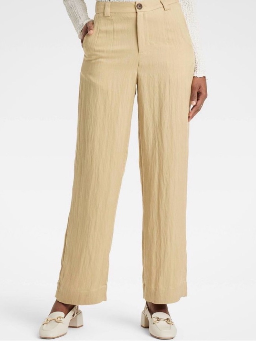 a new day Wide-Leg Pants in Beige